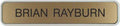 GN37 - Designer Wall & Door Sign - (GRAY) Frame 2" x 10"