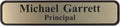 G38 - Designer Wall & Door Sign - (BROWN) Frame 2" x 10"