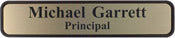 G38 - Designer Wall & Door Sign - (BROWN) Frame 2" x 10"