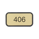 G40 - Designer Wall & Door Sign - (BLACK) Frame 2" x 4"