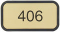 G43 - Designer Wall & Door Sign - (BROWN) Frame 2" x 4"