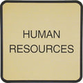 G60 - Designer Wall & Door Sign - (BLACK) Frame 6" x 6"