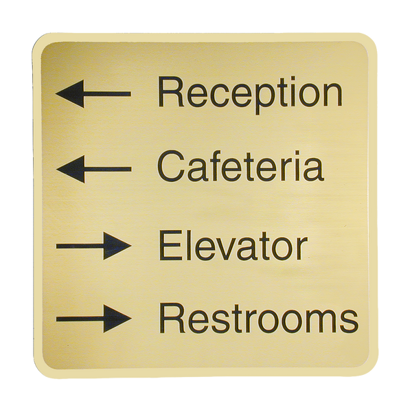 G61 - Designer Wall & Door Sign - (ALMOND) Frame 6" x 6"