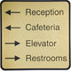 G71 - Designer Wall & Door Sign - (ALMOND) Frame 8" x 8"