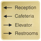 G71 - Designer Wall & Door Sign - (ALMOND) Frame 8" x 8"