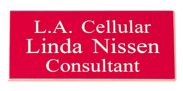 J11 - Name Badge 3/4" x 3"