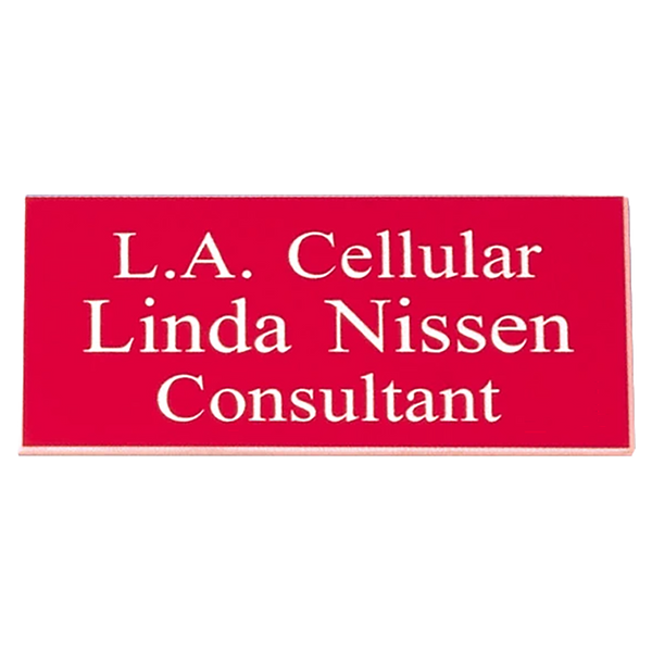 J11 - Name Badge 3/4" x 3"