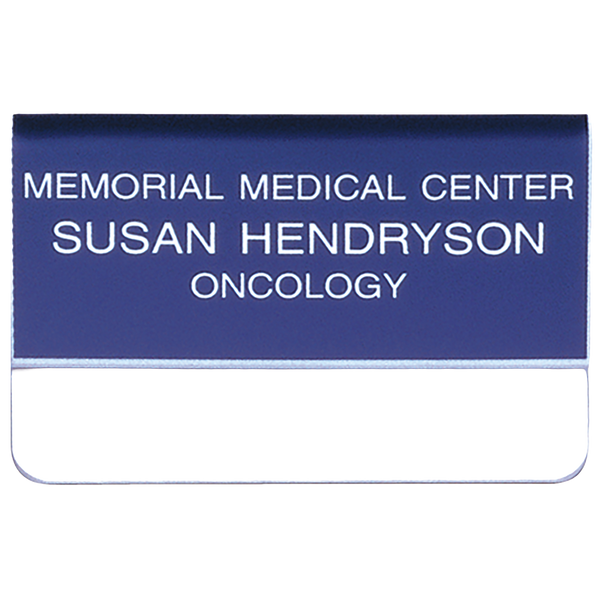 J33 - Pocket Name Badge 1-1/2" x 3"