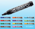 Kawakima Pen Dry Safe Markers | 2.0 -5.0mm | Chisel Tip