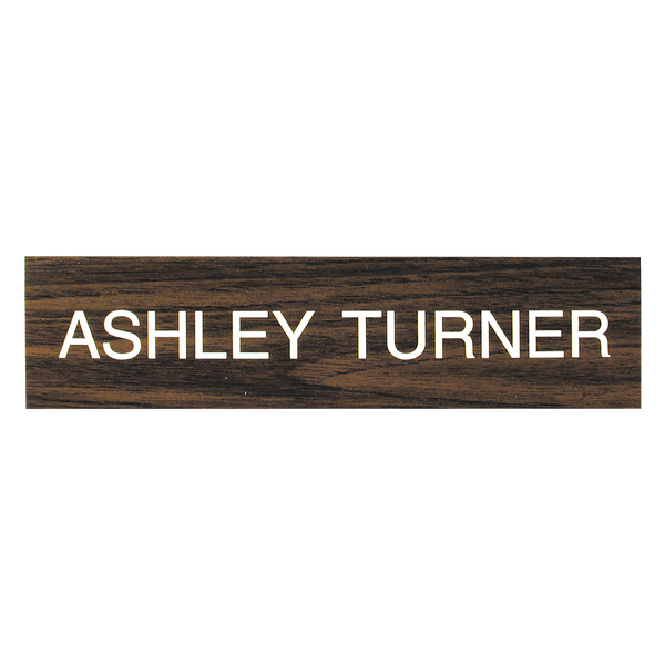 W04 - "Name Plate Only" 4" x 10"