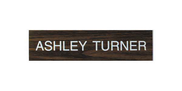 K01 - "Name Plate Only" 2" x 8"