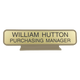 KN21 - Designer Desk Sign - (ALMOND) Frame 2" x 8"