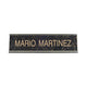 K31 - Standard Aluminum Desk Sign - (SILVER) Frame 2" x 8"