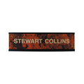 K32 - Standard Aluminum Desk Sign - (BLACK) Frame 2" x 8"