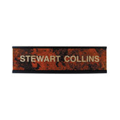 K32 - Standard Aluminum Desk Sign - (BLACK) Frame 2" x 8"