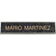 K36 - Standard Aluminum Desk Sign - (SILVER) Frame 2" x 10"