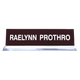 K40 - Acrylic Base Desk Sign - (CLEAR) Frame 2" x 8"