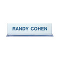 K40 - Acrylic Base Desk Sign - (CLEAR) Frame 2" x 8"
