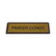 K80 - Plastic Nameplate Mounted on Wood 2" x 8"