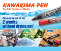 Kawakima Pen Dry Safe Markers | 2.0mm | Bullet Tip
