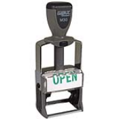 M30 - ClassiX Self-Inking Steel Message Stamp 15/16" x 1-9/16"