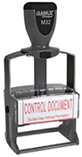 M32 - ClassiX Self-Inking Steel Message Stamp 1" x 2-1/4"
