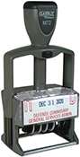M72 - Self-Inking Plastic Date Stamp 1" x 2-1/4"