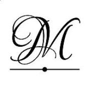 N53-MG16 Monogram Address Stamp 1-9/16" Diameter