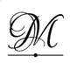 N53-MG16 Monogram Address Stamp 1-9/16" Diameter
