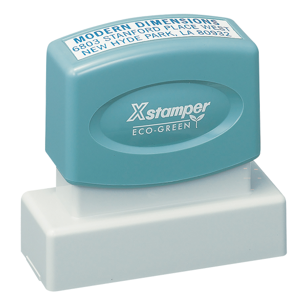 N13 - Business Address Stamp 9/16" x 2"