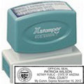 N14-Arizona Notary Xstamper Pre-Inked Stamp 5/8" x 2-7/16"