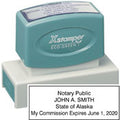 N18-Alaska Notary Xstamper Pre-Inked Stamp 15/16" x 2-13/16"
