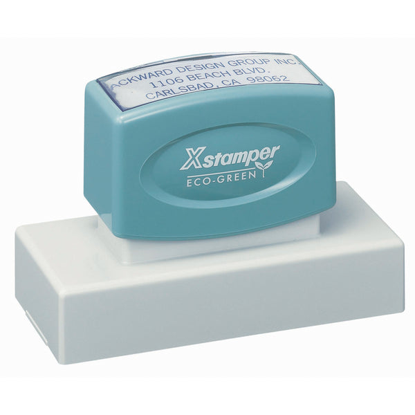 N24 - Xtra-Large Business Address Stamp 1-3/16" x 3-1/8"
