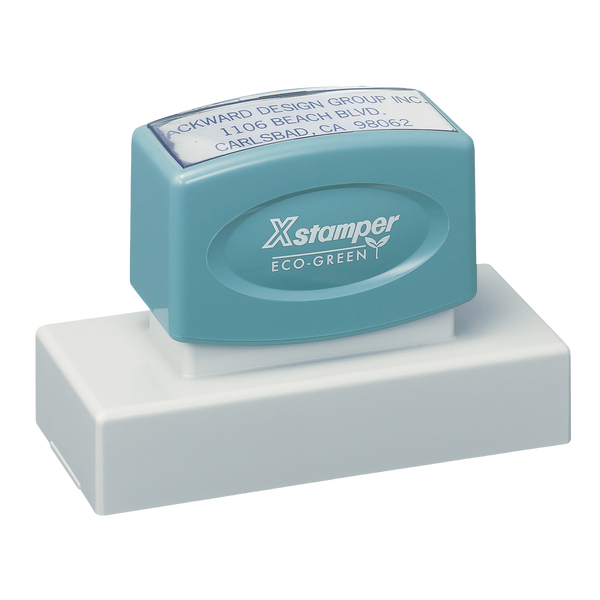 N24 - Xtra-Large Business Address Stamp 1-3/16" x 3-1/8"
