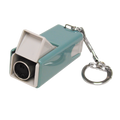 N44 - Round Flip Keychain Stamp 3/8" Diameter