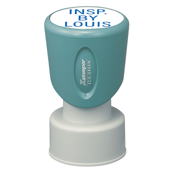 N48 - Round Inspection Stamp (Short Handle) 3/4" Diameter