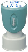 N48 - Round Inspection Stamp (Short Handle) 3/4" Diameter
