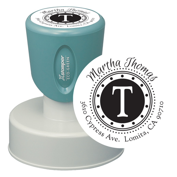 N53-MG9 Monogram Stamp 1-9/16" Diameter