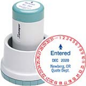 N77-283 - XpeDater Round Rotary Date Stamp 1-3/16" Diameter