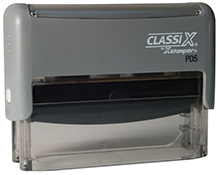 P05 - Self-Inking Message Stamp 3/8" x 2-3/4"