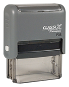 P08 - ClassiX Self-Inking Message Stamp 5/8" x 1-7/8"