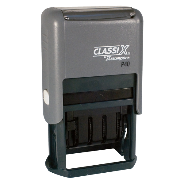 P40 - Self-Inking Date Stamp 15/16" x 1-9/16"