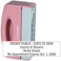 PN40 - Pink Pocket Stamp 1/2" x 2"