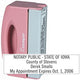 PN40 - Pink Pocket Stamp 1/2" x 2"