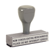 T02 - ClassiX Traditional Real Rubber Message Stamp 3/8" x 2-13/16"