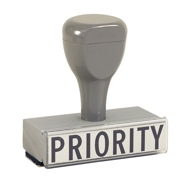 T03 - ClassiX Traditional Real Rubber Message Stamp 5/8" x 3-5/16"