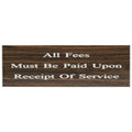 W02 - "Name Plate Only" 3" x 10"