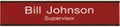 W35 - Standard Aluminum Wall Sign - (GOLD) Frame 2" x 10"