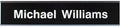W36 - Standard Aluminum Wall Sign - (SILVER) Frame 2" x 10"