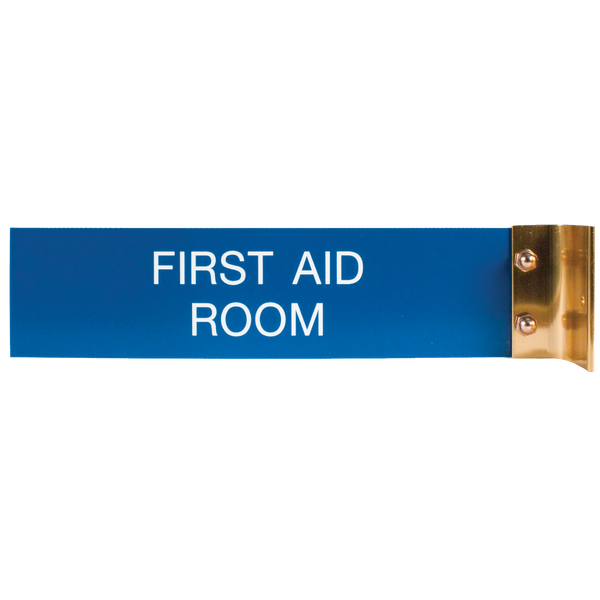 W40 - Aluminum Corridor Sign - (GOLD) Frame 2" x 8"